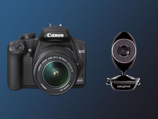 Kan jeg bruke kameraet mitt som et webkamera?