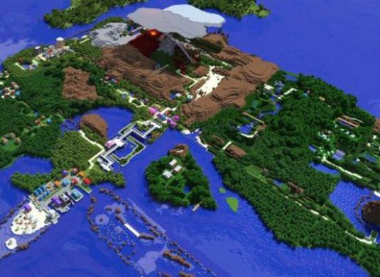 Hvordan slette et territorium i minecraft?